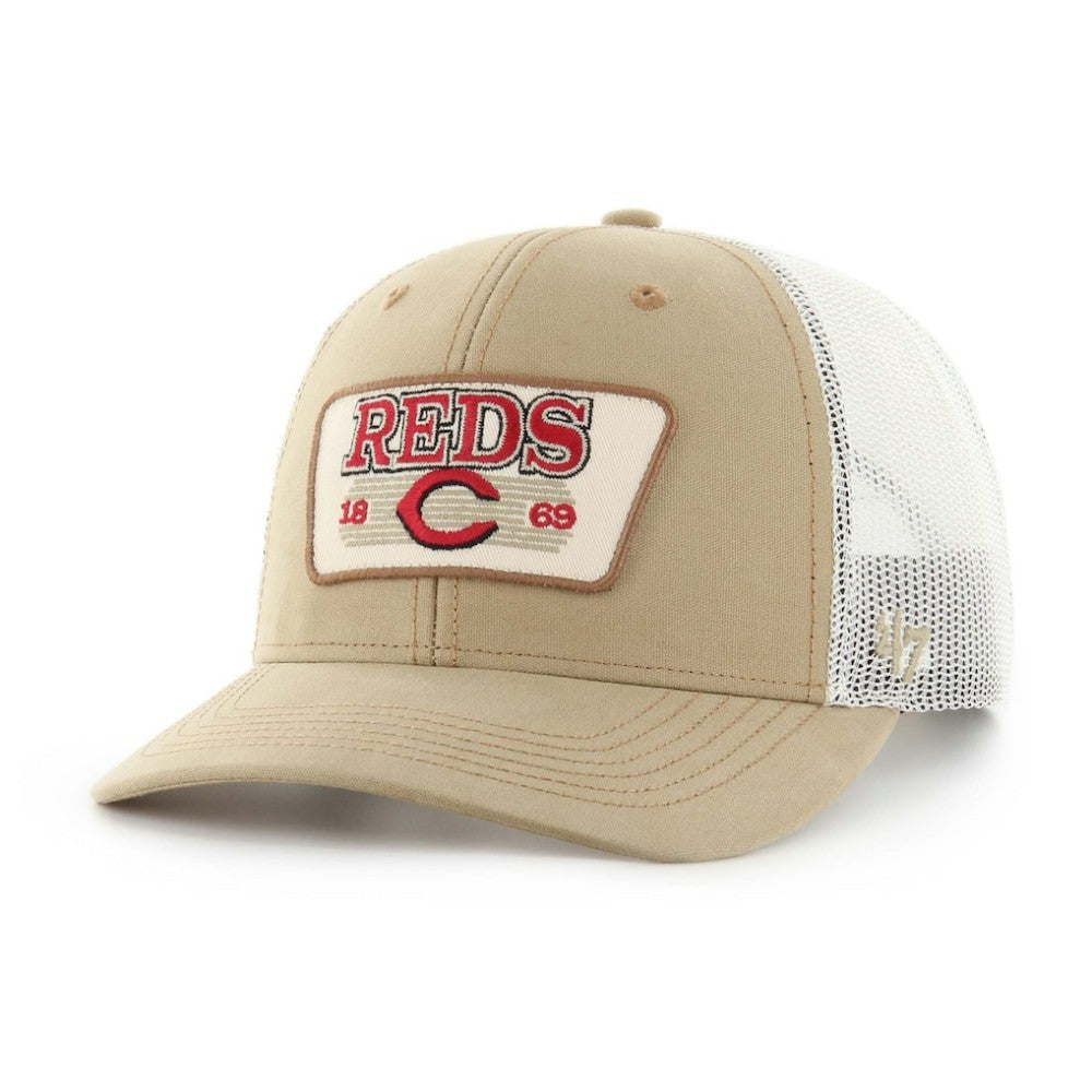 Cincinnati Reds '47 Ridgewood Trucker Adjustable Hats - MLB Hats