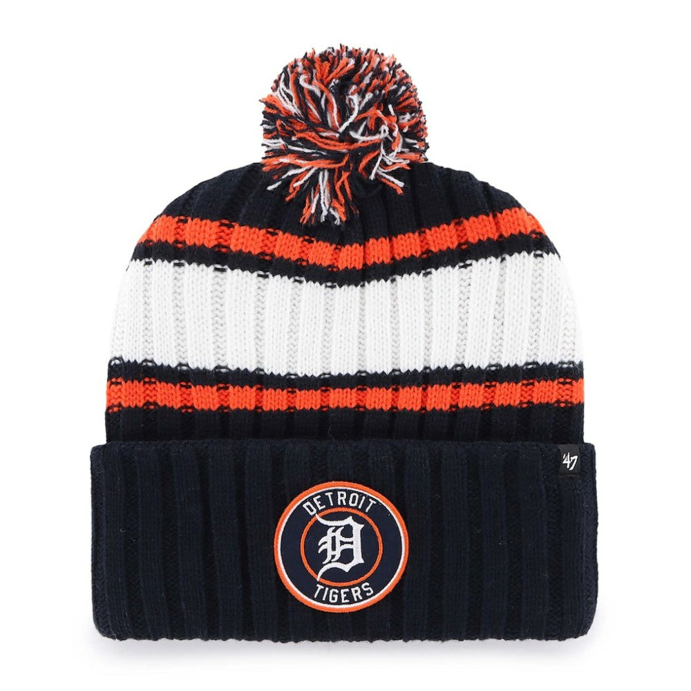 Detroit Tigers '47 Plateau Cuffed Knit Hat with Pom - MLB Hats