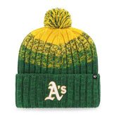 Oakland Athletics '47 Cascade Cuffed Knit Hat with Pom - MLB Hats