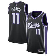 Black Domantas Sabonis Sacramento Kings Unisex Swingman Player Jersey | NBA