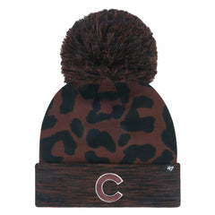 Chicago Cubs '47 Women's Rosette Cuffed Knit Hat with Pom - MLB Hats