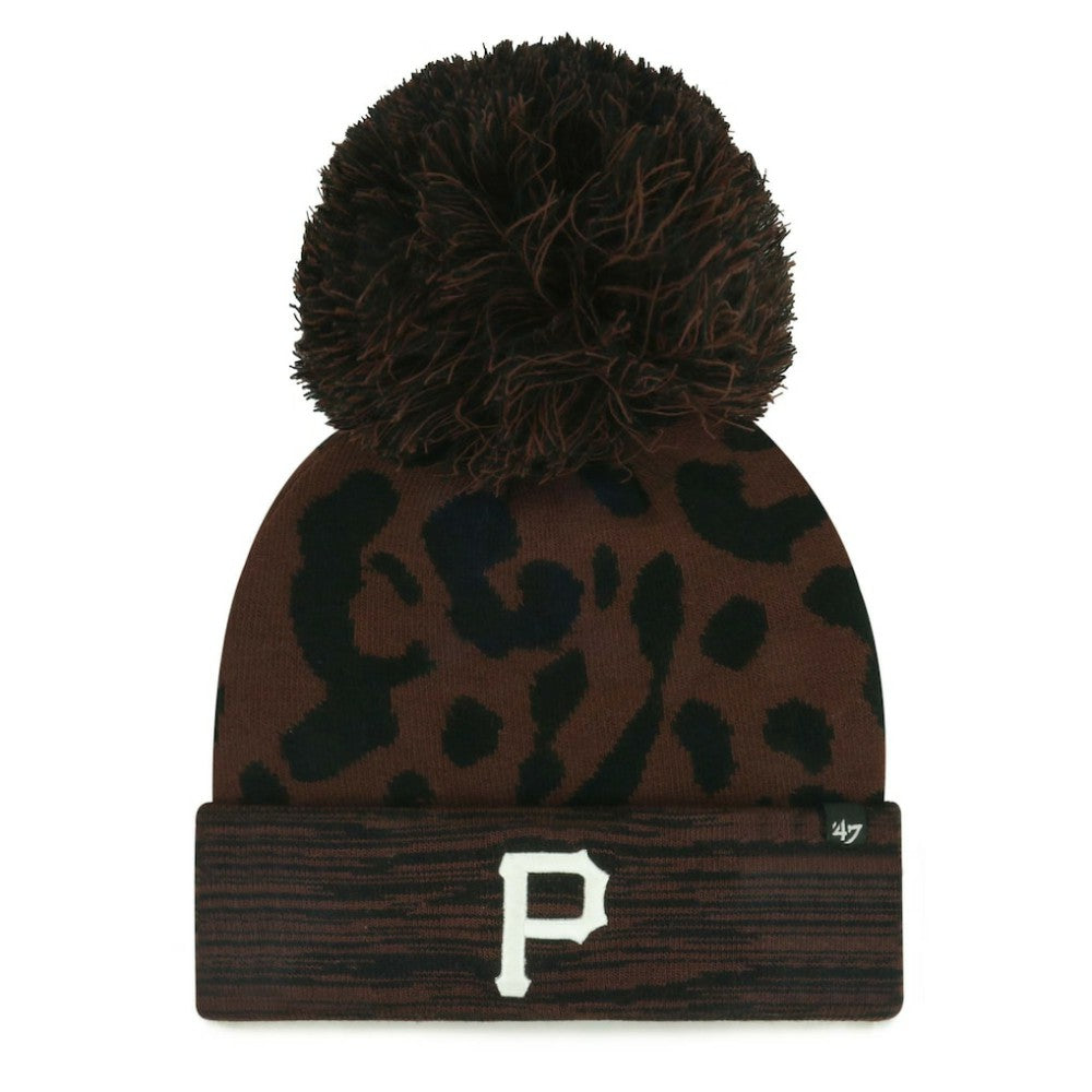 Pittsburgh Pirates '47 Women's Rosette Cuffed Knit Hat with Pom - MLB Hats