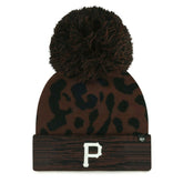 Pittsburgh Pirates '47 Women's Rosette Cuffed Knit Hat with Pom - MLB Hats