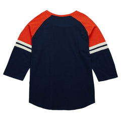 Houston Astros Mitchell & Ness Cooperstown Collection Legendary Raglan Slub Henley 3/4-Sleeve T-Shirt - MLB T-shirts