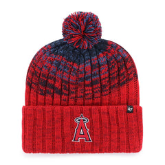 Los Angeles Angels '47 Youth Cascade Cuffed Knit Hat with Pom - MLB Hats