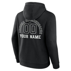 Arizona Diamondbacks Monochrome Personalized Name & Number Pullover Hoodie - MLB Hoodies