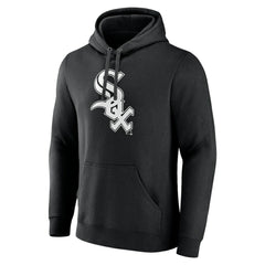 Chicago White Sox Monochrome Personalized Name & Number Pullover Hoodie - MLB Hoodies