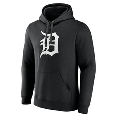 Detroit Tigers Monochrome Personalized Name & Number Pullover Hoodie - MLB Hoodies