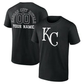Kansas City Royals Monochrome Personalized Name & Number T-Shirt - MLB T-shirts