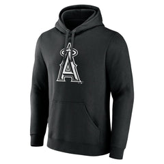 Los Angeles Angels Monochrome Personalized Name & Number Pullover Hoodie - MLB Hoodies