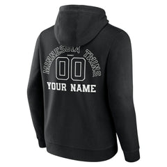 Minnesota Twins Monochrome Personalized Name & Number Pullover Hoodie - MLB Hoodies