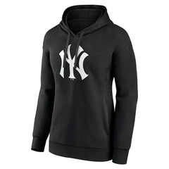 New York Yankees Women's Monochrome Personalized Name & Number Pullover Hoodie - MLB Hoodies