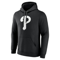 Philadelphia Phillies Monochrome Personalized Name & Number Pullover Hoodie - MLB Hoodies