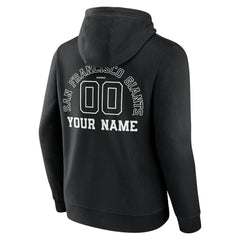 San Francisco Giants Monochrome Personalized Name & Number Pullover Hoodie - MLB Hoodies