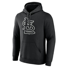 St. Louis Cardinals Monochrome Personalized Name & Number Pullover Hoodie - MLB Hoodies