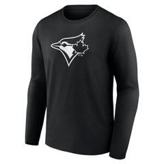 Toronto Blue Jays Monochrome Personalized Name & Number Long Sleeve T-Shirt - MLB T-shirts