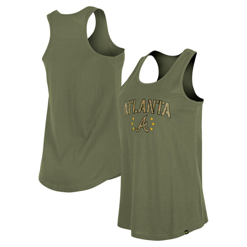 Atlanta Braves New Era Women's Armed Forces Day Tank Top - MLB Tanks