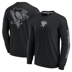 Pittsburgh Penguins Fanatics Elements Strive Long Sleeve T-Shirt - NHL T-shirts