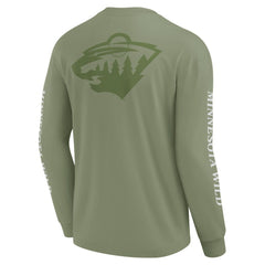 Minnesota Wild Fanatics Elements Strive Long Sleeve T-Shirt - NHL T-shirts