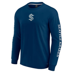 Seattle Kraken Fanatics Elements Strive Long Sleeve T-Shirt - NHL T-shirts