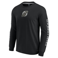 New Jersey Devils Fanatics Elements Strive Long Sleeve T-Shirt - NHL T-shirts