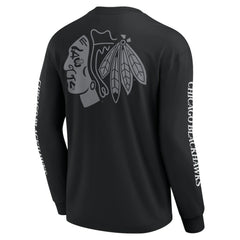 Chicago Blackhawks Fanatics Elements Strive Long Sleeve T-Shirt - NHL T-shirts