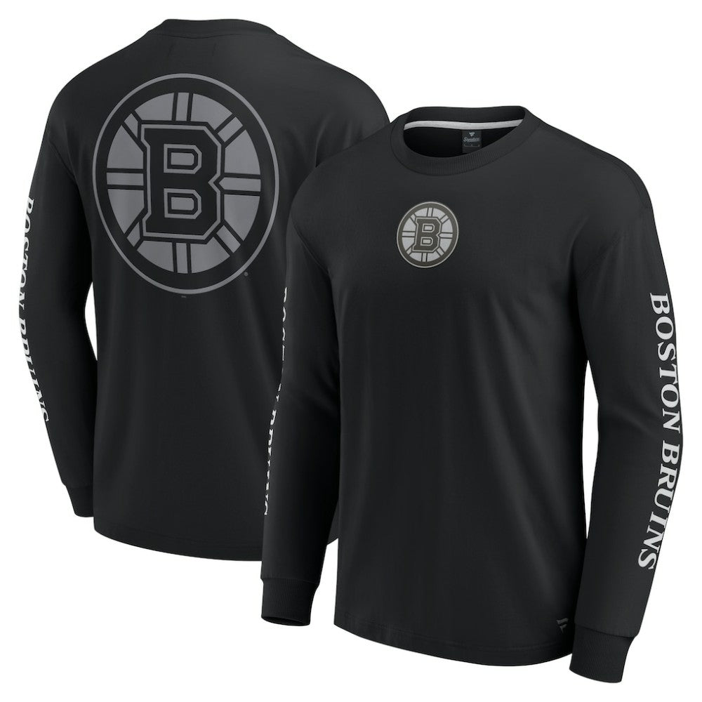 Boston Bruins Fanatics Elements Strive Long Sleeve T-Shirt - NHL T-shirts