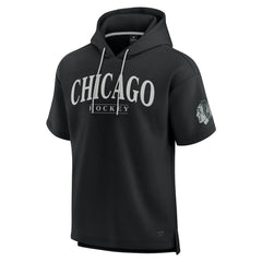 Chicago Blackhawks Fanatics Elements Ready Short Sleeve Pullover Hoodie - NHL Hoodies