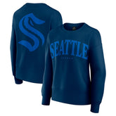 Seattle Kraken Fanatics Women's Elements Flow Pullover Sweatshirt - NHL Sweatshirts