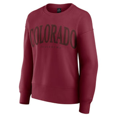 Colorado Avalanche Fanatics Women's Elements Flow Pullover Sweatshirt - NHL Sweatshirts