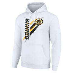 Boston Bruins Starter Color Scratch Fleece Pullover Hoodie - NHL Hoodies