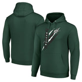 Dallas Stars Starter Color Scratch Fleece Pullover Hoodie - NHL Hoodies