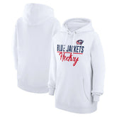 Columbus Blue Jackets G-III 4Her by Carl Banks Women's Team Fleece Pullover Hoodie - NHL Hoodies