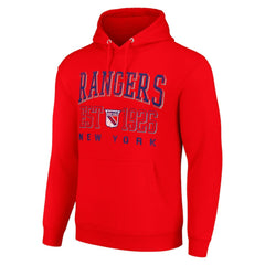 New York Rangers Starter Retro Graphic Pullover Hoodie - NHL Hoodies
