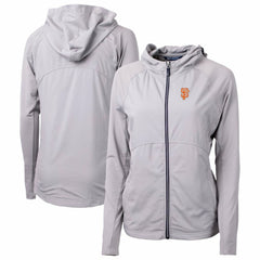 San Francisco Giants Cutter & Buck Women's City Connect Adapt Eco Knit Hybrid Recycled Full-Zip Hoodie - MLB Hoodies