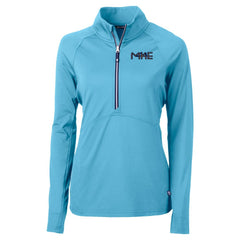 Milwaukee Brewers Cutter & Buck Women's City Connect Adapt Eco Knit Recycled Half-Zip Pullover Top - MLB Pullover