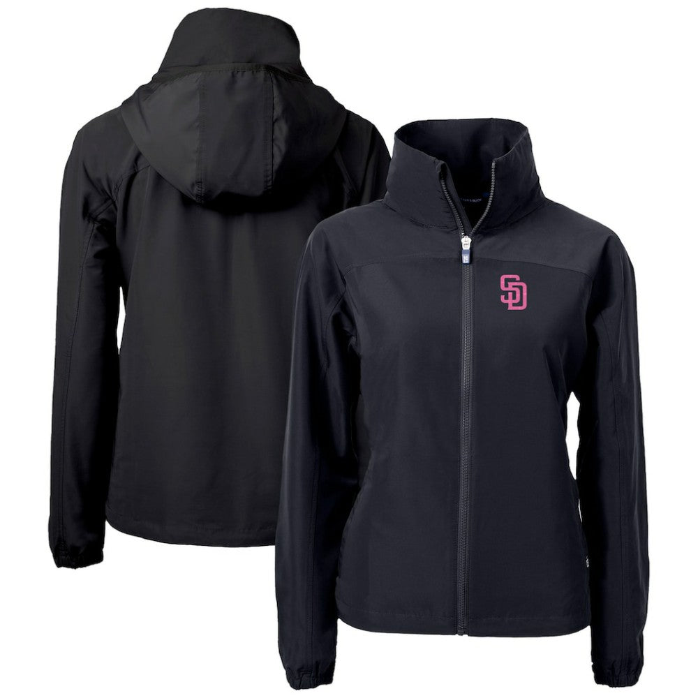 San Diego Padres Cutter & Buck Women's City Connect Charter Eco Recycled Full-Zip Jacket - MLB Jackets