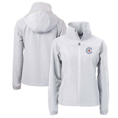 Chicago Cubs Cutter & Buck Women's City Connect Charter Eco Recycled Full-Zip Jacket - MLB Jackets
