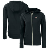 Washington Nationals Cutter & Buck Women's City Connect Daybreak Eco Recycled Full-Zip Hoodie - MLB Hoodies