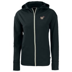 Washington Nationals Cutter & Buck Women's City Connect Daybreak Eco Recycled Full-Zip Hoodie - MLB Hoodies