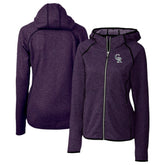 Colorado Rockies Cutter & Buck Women's City Connect Mainsail Full-Zip Hooded Jacket - MLB Jackets