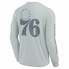 Gray Philadelphia 76ers Elements Strive Long Sleeve T-Shirt | NBA