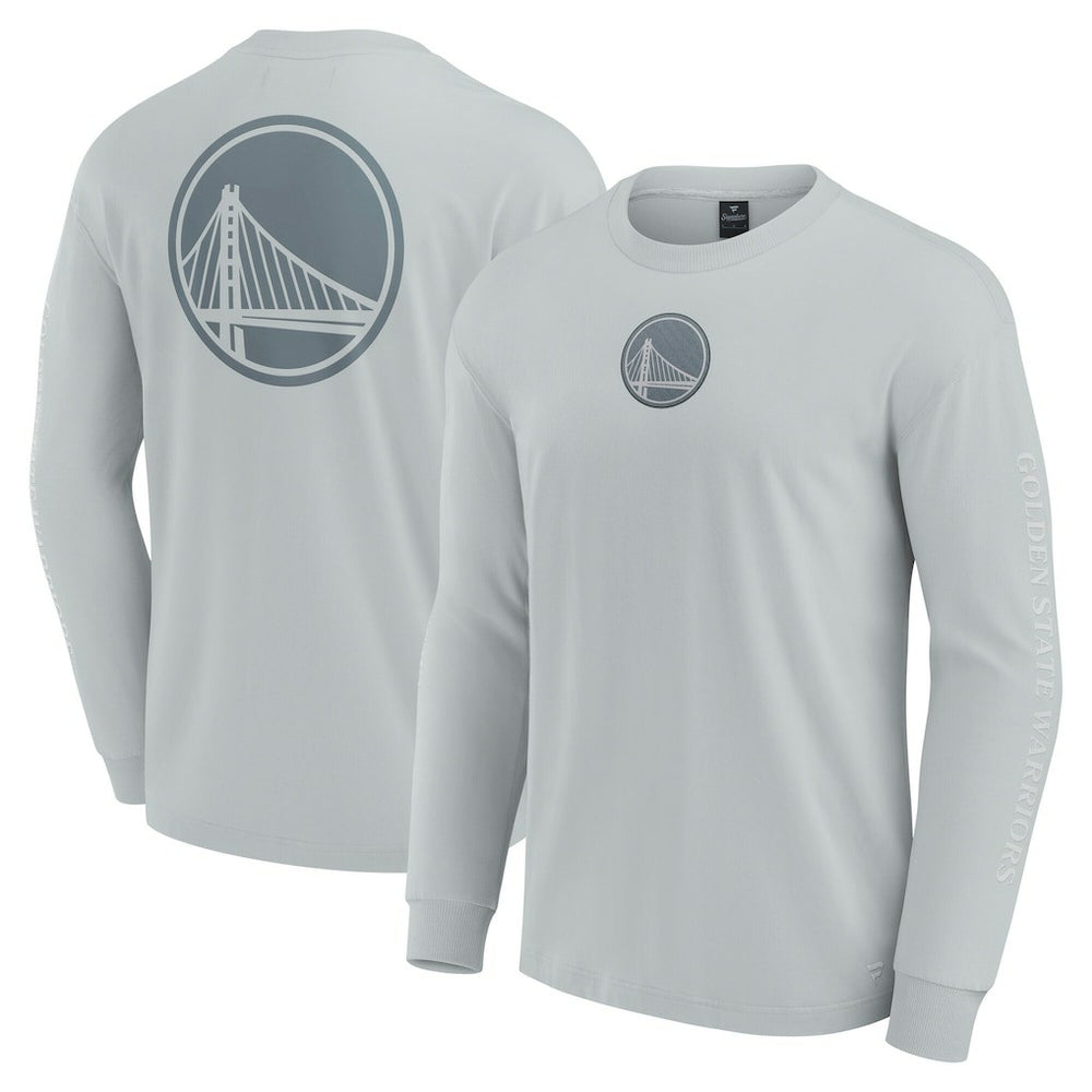 Gray Golden State Warriors Elements Strive Long Sleeve T-Shirt sale | NBA