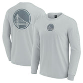 Gray Golden State Warriors Elements Strive Long Sleeve T-Shirt sale | NBA