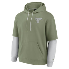 Olive Chicago Bulls Elements Sleek Pullover Hoodie | NBA