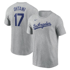 Shohei Ohtani Los Angeles Dodgers Nike 2024 Fuse Name & Number T-Shirt – Gray - MLB T-shirts