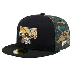 Pittsburgh Pirates New Era Digi Camo 59FIFTY Fitted Hat - MLB Hats