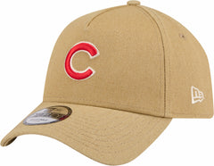 Chicago Cubs New Era Logo Essentials 9FORTY A-Frame Adjustable Hat - MLB Hats