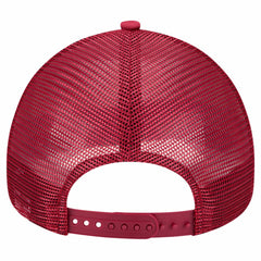 Philadelphia Phillies New Era Retro Wordmark 9FORTY A-Frame Trucker Adjustable Hat - MLB Hats