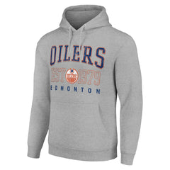 Edmonton Oilers Starter Retro Graphic Pullover Hoodie - NHL Hoodies